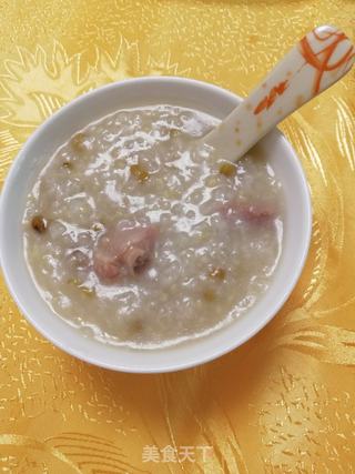 绿豆小米咸排骨粥的做法步骤:4