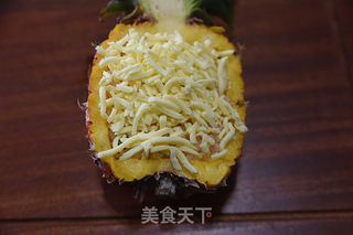 菠萝焗饭的做法步骤:4