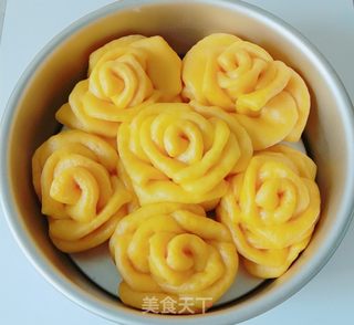 南瓜黄玫瑰的做法步骤:14