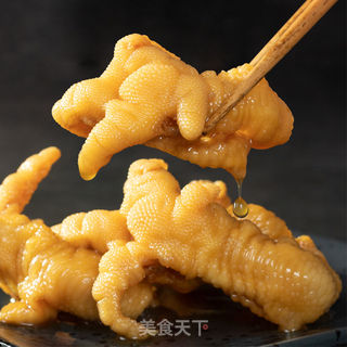 丝路金味轩酸辣爽口鸡脚的做法步骤:4