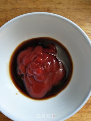 茄汁西兰花虾球的做法步骤:5
