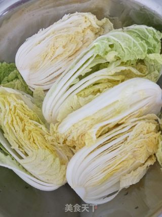 自制爽口辣白菜的做法步骤:4