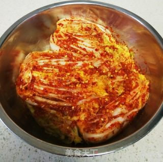 自制爽口辣白菜的做法步骤:17