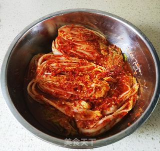 自制爽口辣白菜的做法步骤:18