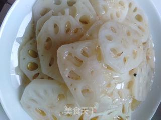 糖醋藕片的做法步骤:7