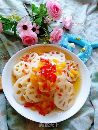 糖醋藕片的做法步骤:9