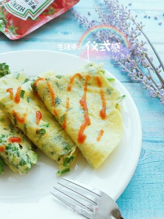 韭菜鸡蛋饼的做法步骤:18