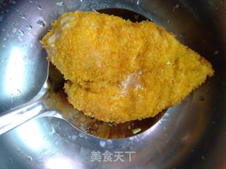 香酥鸡排的做法步骤:11