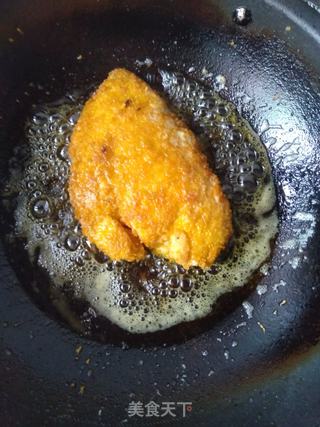 香酥鸡排的做法步骤:12