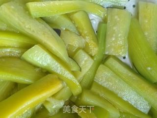 鱼香茄条的做法步骤:3