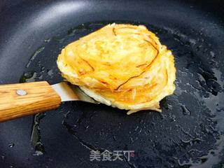 “ 快手餐 ”土豆丝鸡蛋饼的做法步骤：6