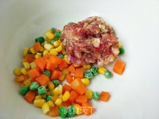 “ 快手餐 ”什锦鲜肉饼的做法步骤：2