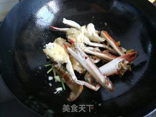 梭子蟹炒年糕的做法步骤:8