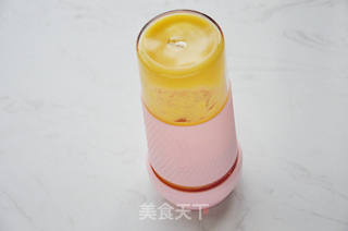 黄桃酸奶的做法步骤:4