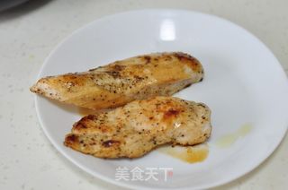 凉拌鸡胸肉意面的做法步骤：8