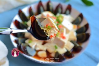 凉拌皮蛋豆腐的做法步骤:11