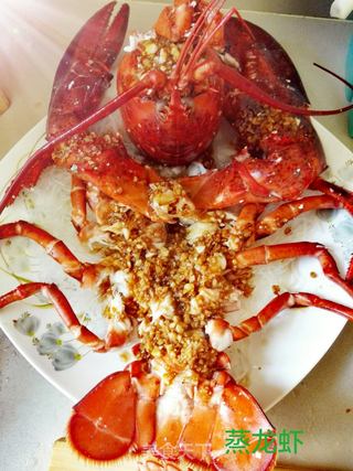 蒸龙虾的做法步骤:11