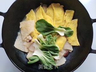 三鲜蛋饺汤的做法步骤:8