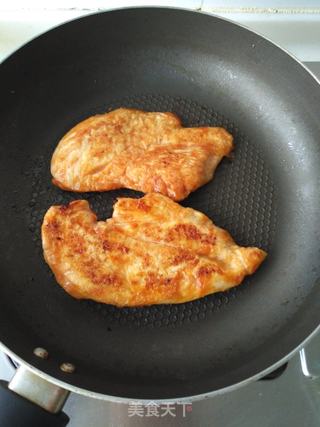 煎奥尔良鸡排的做法步骤:7