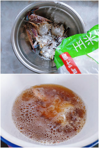 面拖蟹+红糖姜茶的做法步骤:3