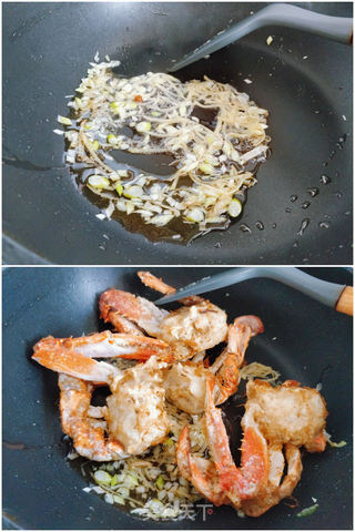 面拖蟹+红糖姜茶的做法步骤:5