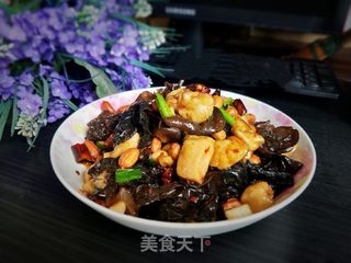 木耳宫保鸡丁的做法步骤:15