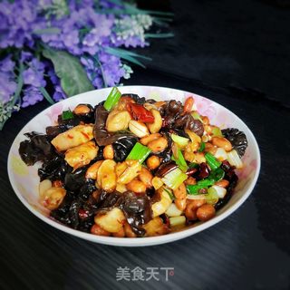 木耳宫保鸡丁的做法步骤:16