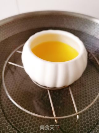 秋葵蒸鸡蛋的做法步骤:6