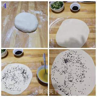豆妈带你做葱香家常饼(葱油饼,手抓饼)的做法步骤:4