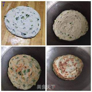 豆妈带你做葱香家常饼(葱油饼,手抓饼)的做法步骤:7