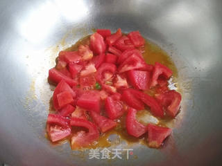 番茄榨菜鸡蛋面的做法步骤：5