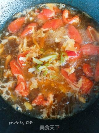 榨菜西红柿蛋汤的做法步骤:12