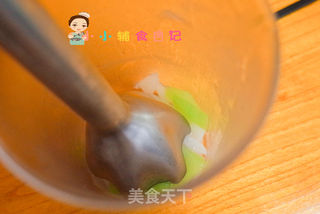 6个月以上白萝卜莴笋肉泥的做法步骤:5