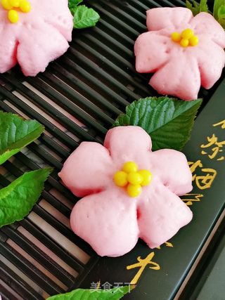 樱花?馒头的做法步骤:19