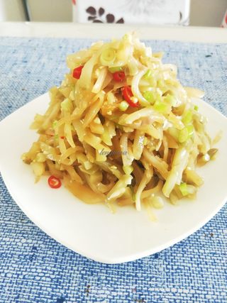 拌榨菜的做法步骤:9