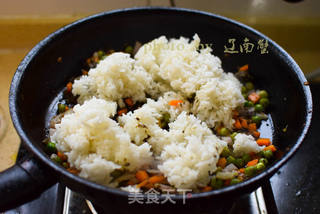 芽菜炒饭的做法步骤:3