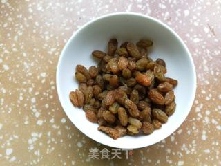 葡萄干蒸面包的做法步骤:4