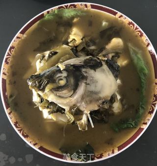 酸菜鱼盖浇面的做法步骤:5