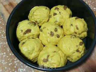葡萄干蒸面包的做法步骤:8