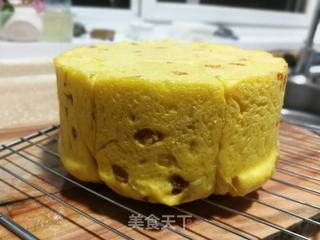 葡萄干蒸面包的做法步骤:12