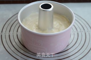 6寸中空玫瑰波浪戚风蛋糕的做法步骤：9