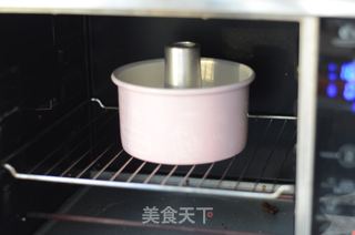 6寸中空玫瑰波浪戚风蛋糕的做法步骤：10