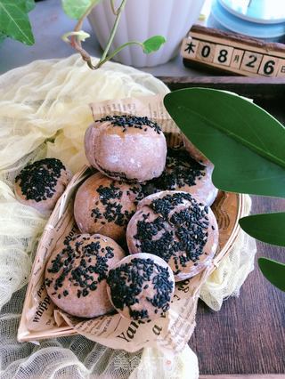黑麦芝麻饼的做法步骤:17