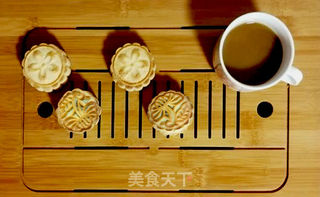 奶酥巧克力月饼的做法步骤:14