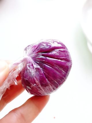 紫薯茶巾绞的做法步骤:9