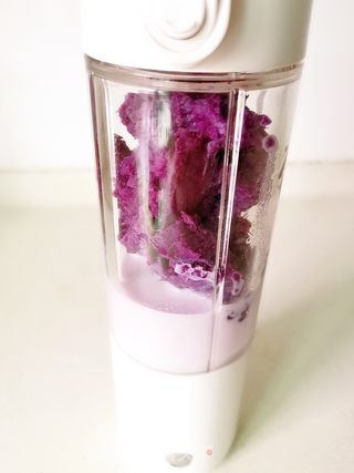 紫薯奶昔的做法步骤：3