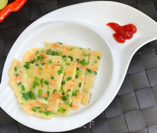 快手早餐家常鸡蛋煎饼的做法步骤:7