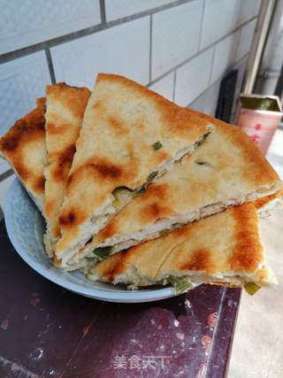 新手一学就会的葱油烙饼,河南话叫它烙馍的做法步骤:12