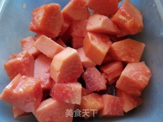 佛手瓜木瓜薏米汤的做法步骤:2