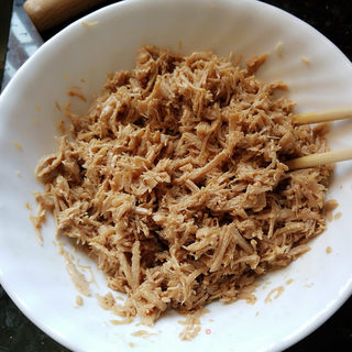 自制猪肉松(面包机版)的做法步骤:3
